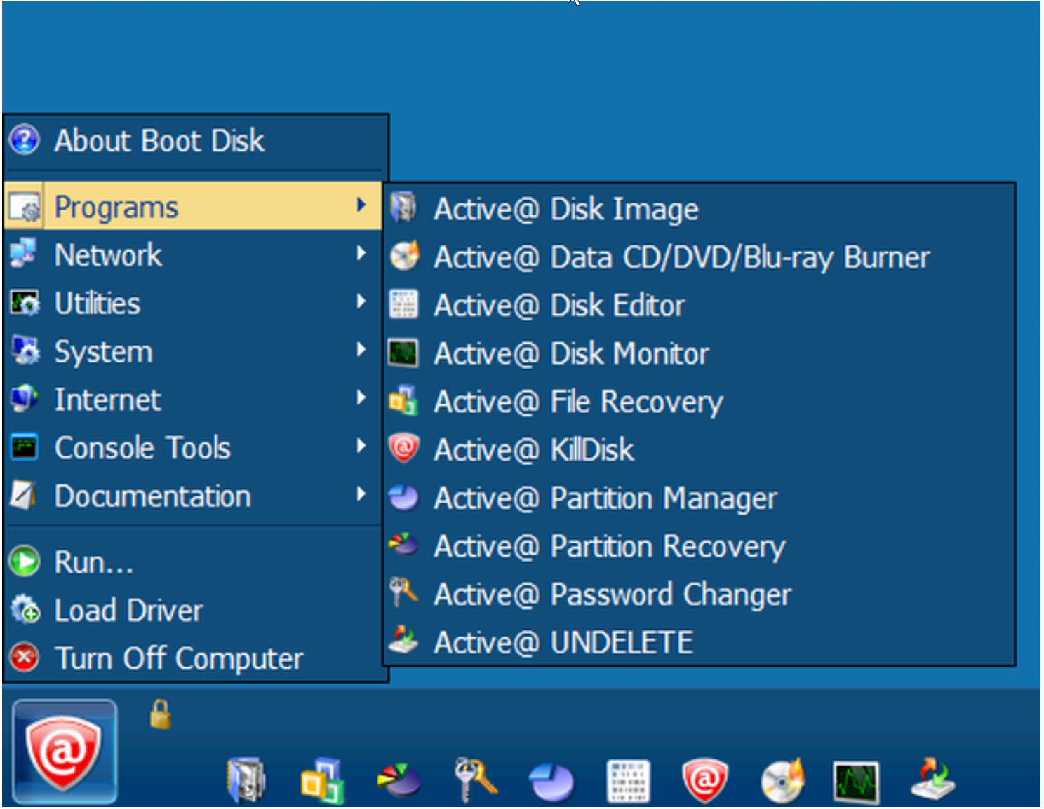 active at boot disk registry repair