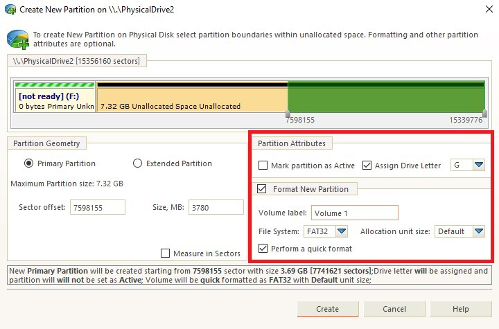 how to format usb drive with security preference