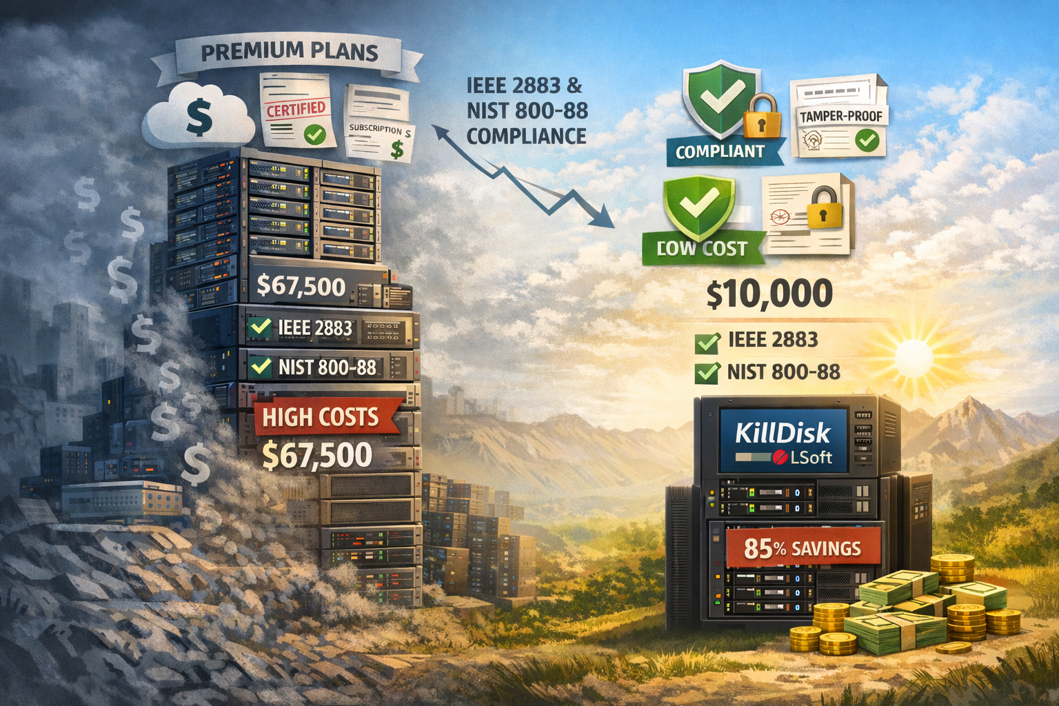 Stop Paying 6× Too Much for Data Sanitization